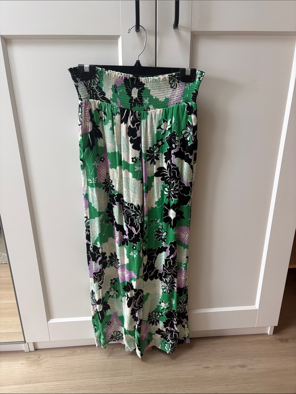 Green Floral Pant